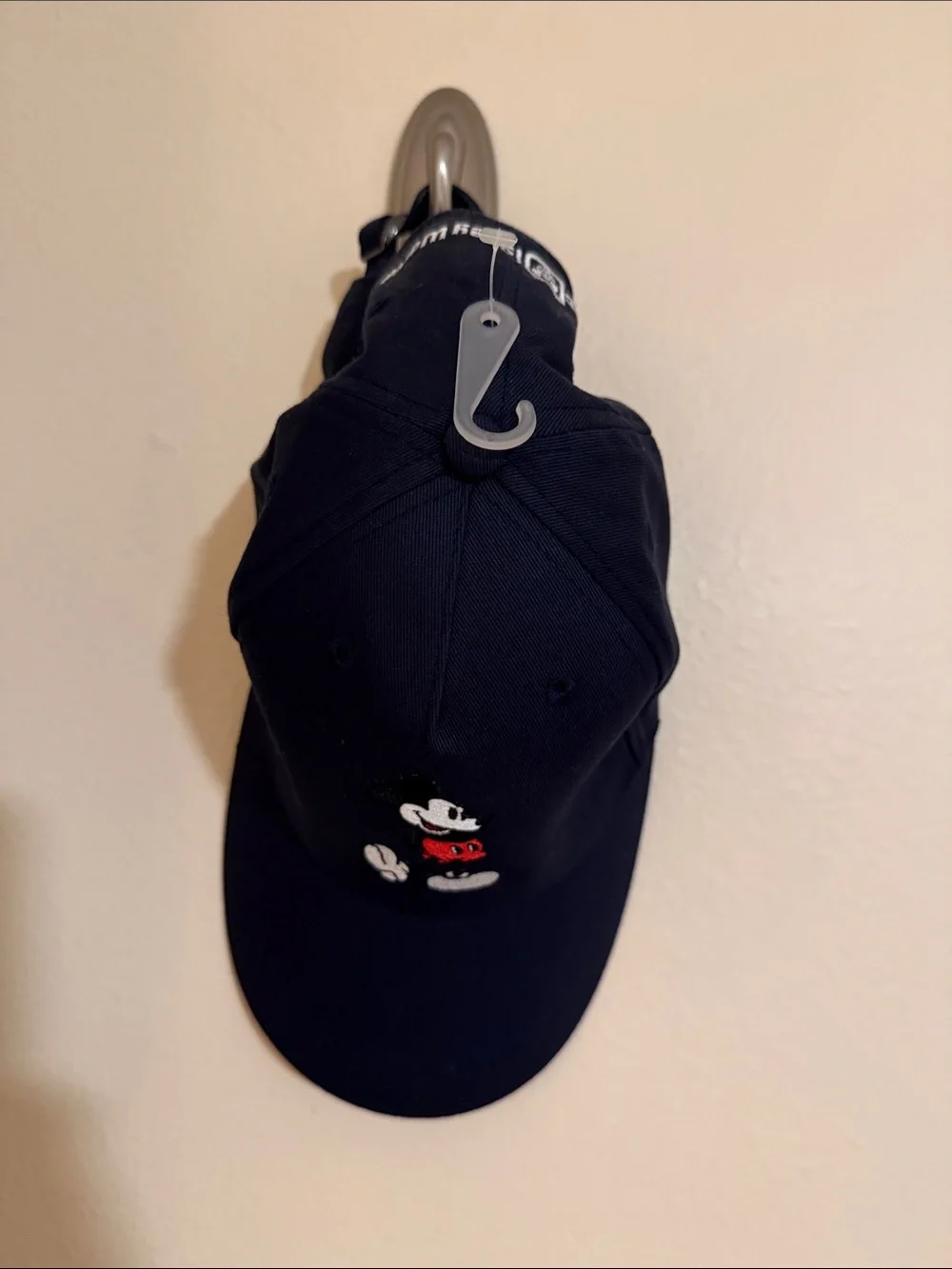Disney Navy Cap with Mickey Tag